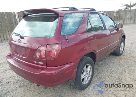 2000 Lexus Rx 300 from USA, damaged, VIN JT6HF10U3Y0099748